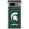 Michigan State University Green Jersey Google Pixel 8 Clear Case